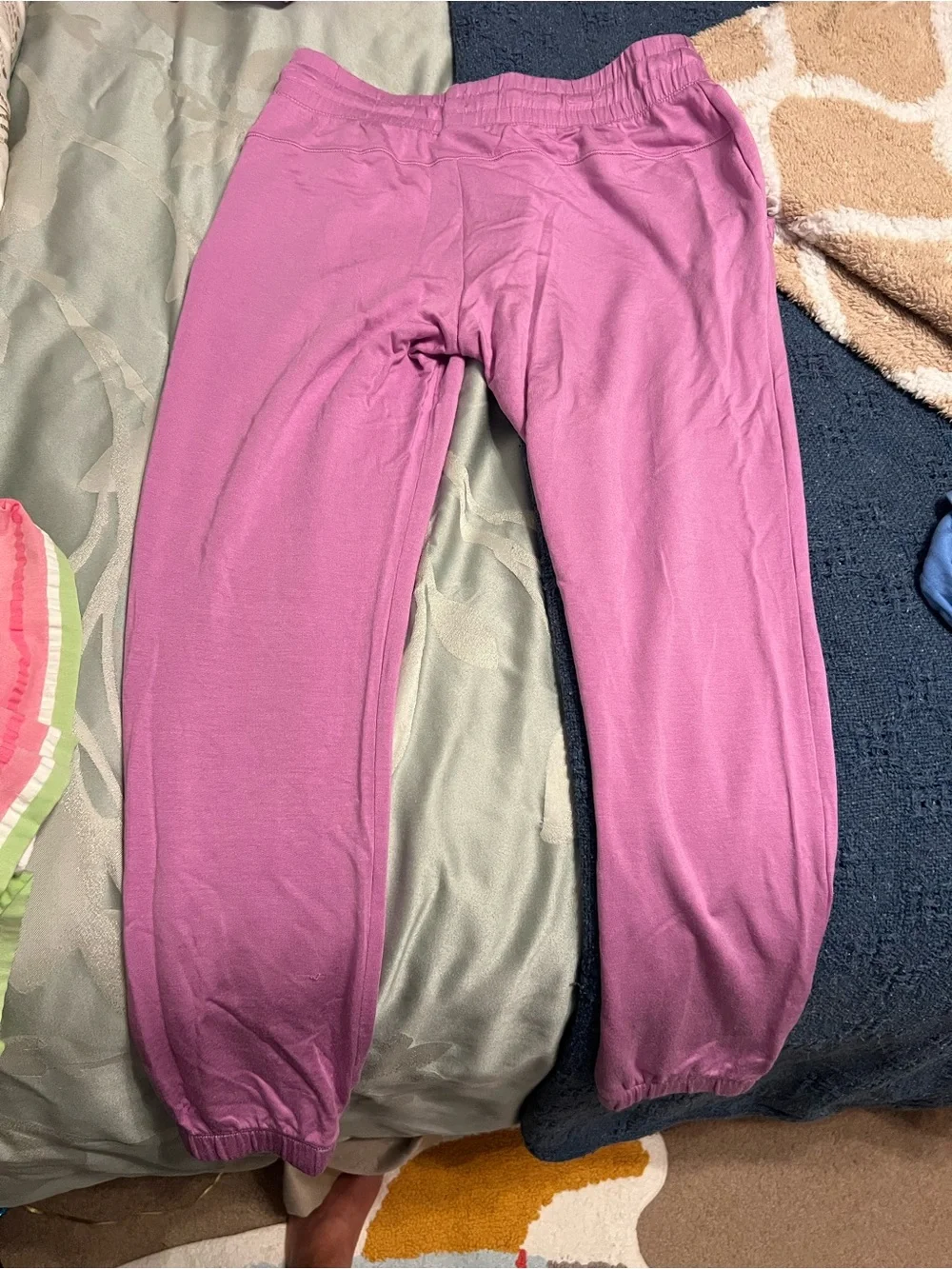 2 all in motion Girls large 10/12 joggers Pink and Blue